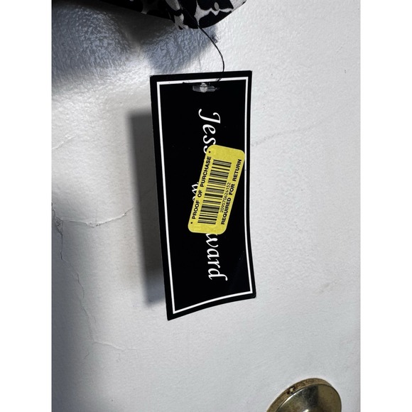 Jessica Howard 18W Women's Sequin Paisley Bolero Jacket Black Ivory Luxury Party - Picture 2 of 12